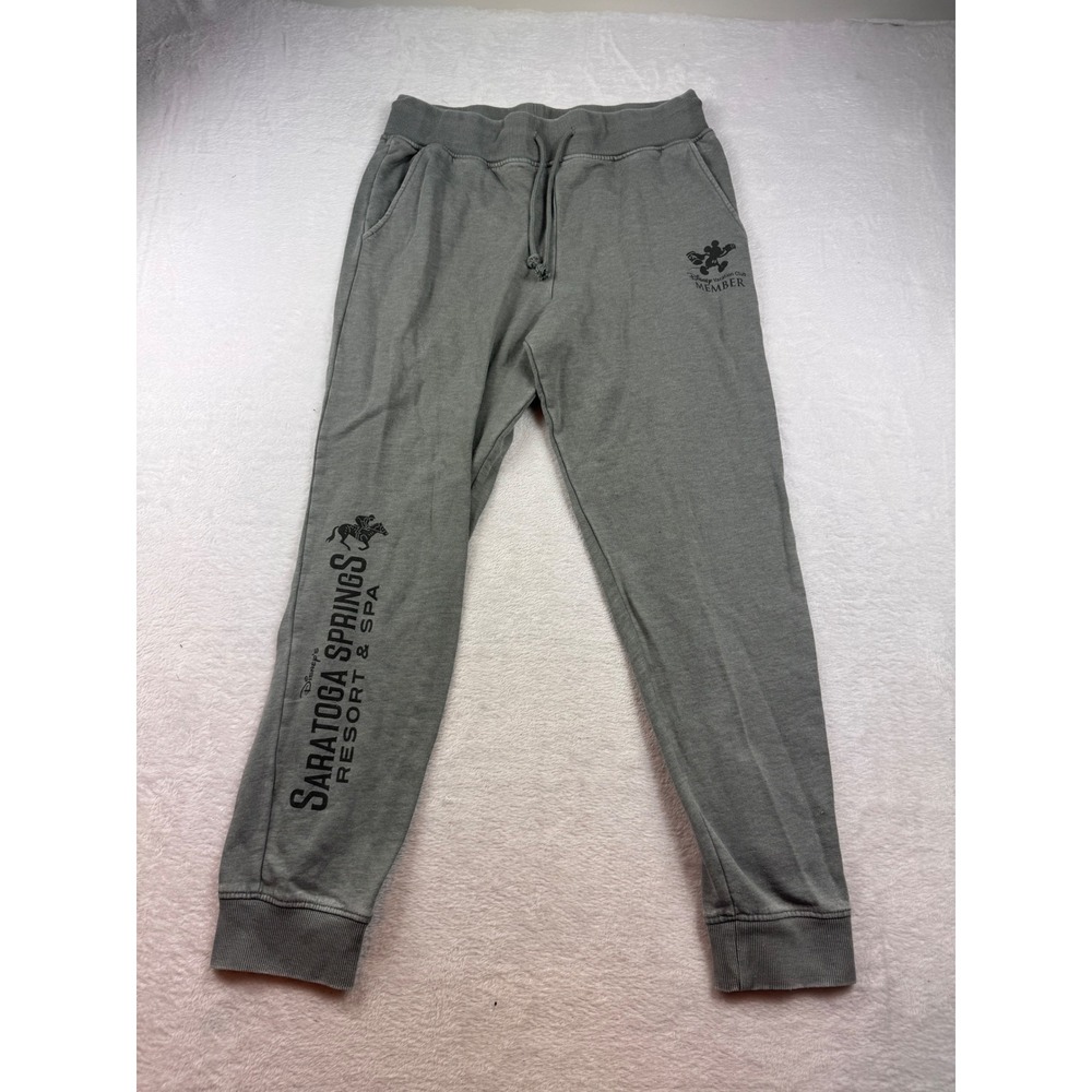 Disney Saratoga Springs Resort & Spa DVC Member Jogger Sweatpants Gray Large